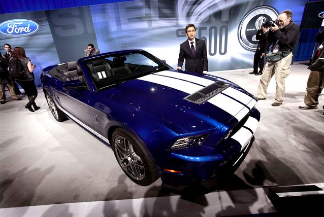 Ford Shelby Mustang GT500 at Chicago Auto Show