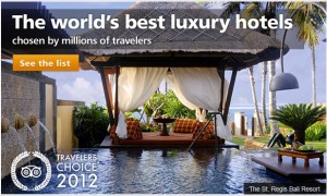 Sumptuous indulgence: world’s best luxury hotels of the world 2012