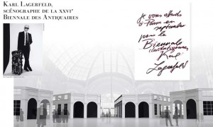 Karl Lagerfeld Scenographe Biennale des Antiquaires1