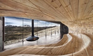 Tverrrfjellhytta Norwegian Wild Reindeer Center Pavilion, Hjerkinn, Norway