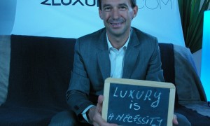 Bertrand Catteau, CEO Catinvest in 2LUXURY2 STAND DURING 1.618 SUSTAINABLE LUXURY PARIS