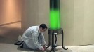 Self-powered microalgae lamp to keep CO2 emissions in check