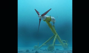 first underwater-turbine