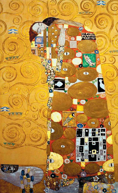Fullfilment or Embrace Klimt 1909 Vienna