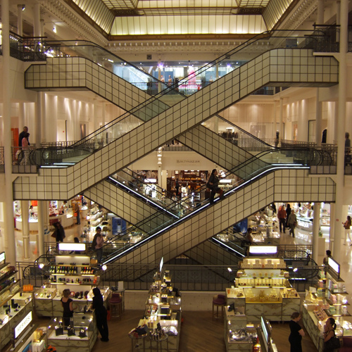 Louis Vuitton Paris Le Bon Marché Rive Gauche store, France