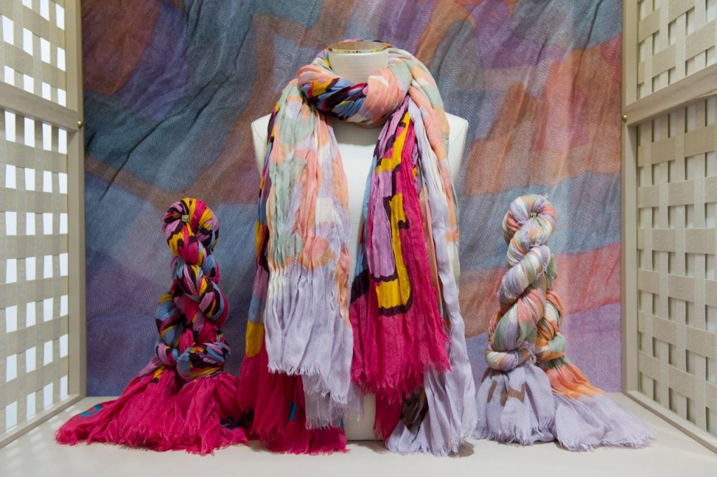 Louis Vuitton Foulards D'Artistes featuring AIKO, Os Gemeos and RETNA