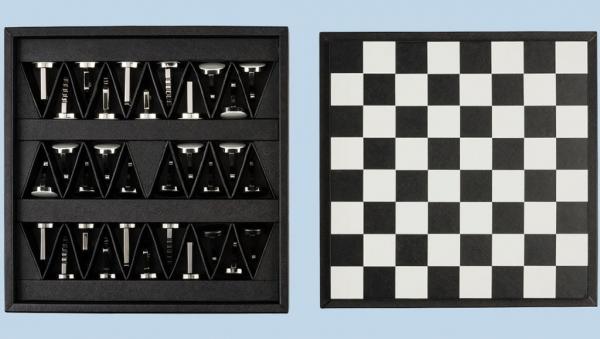 Chic Designer Board Games : saffiano leather board games