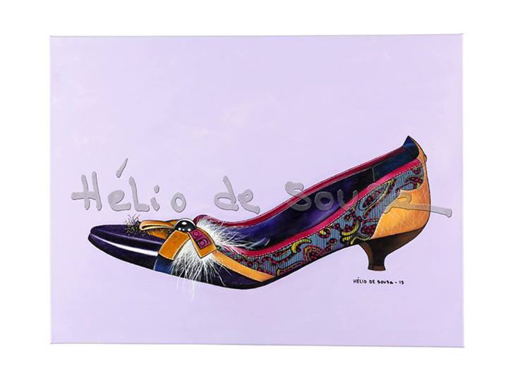 Shoe has soul Another shoe painting oil on canvas Shoe has Soul collection Shoe has soul