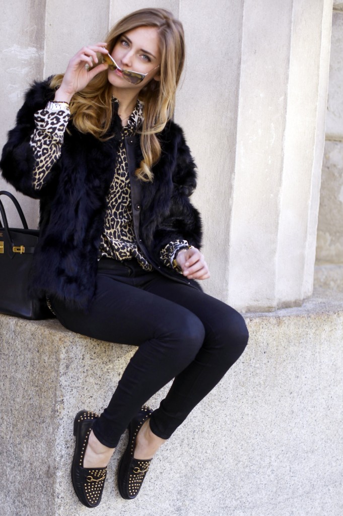 Chiaraferragni With Gucci Horsebit Loafers 681x1024 2luxury2 Com