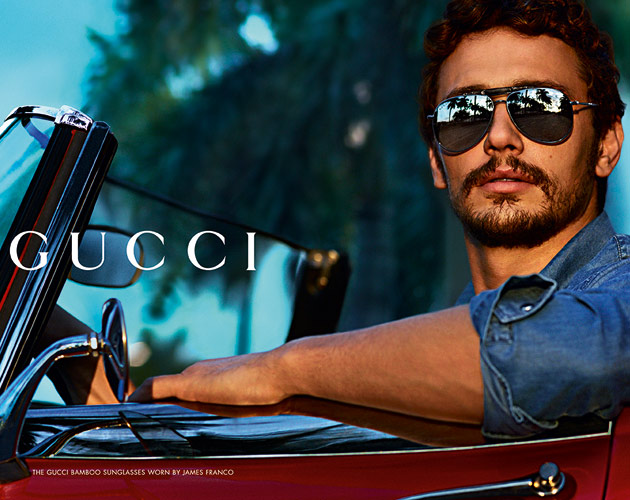 A behind-the-scenes look James Franco in Gucci Bamboo Eyewear campaign - 2LUXURY2.COM