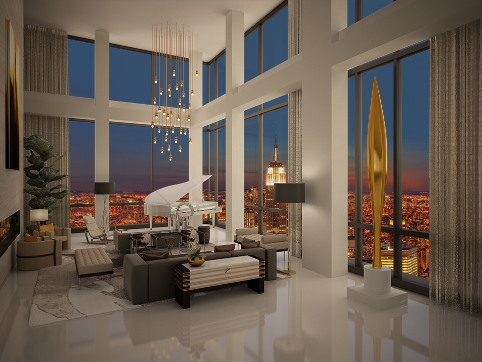 Luxury Penthouses For Sale In New York City - Minimalist Interior ...