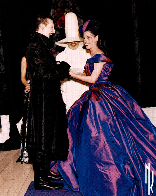 Dita von Teese Marilyn Manson wedding 2LUXURY2.COM
