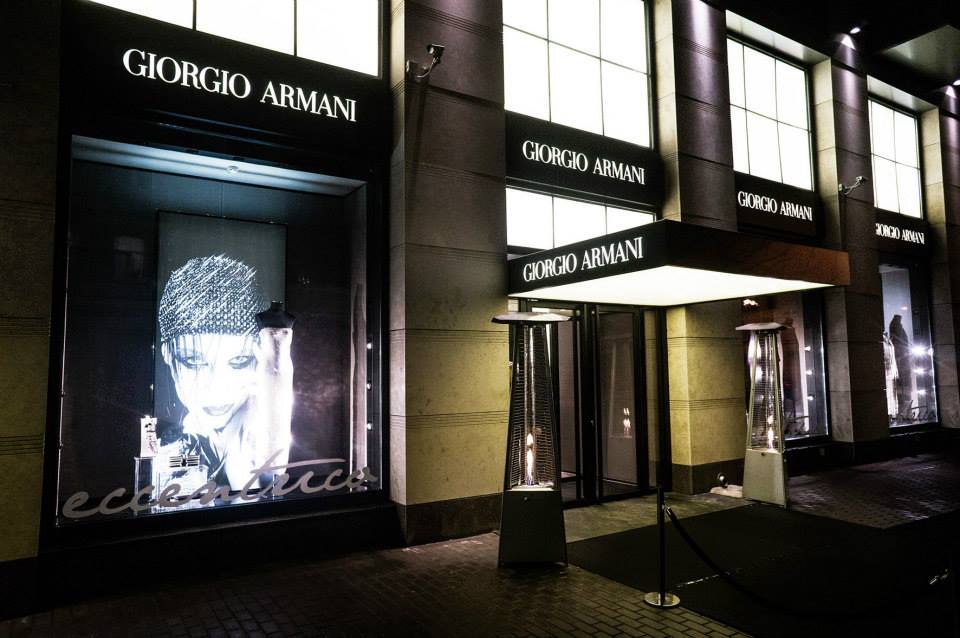 Giorgio Armani Store In St Petersburg + Eccentrico Exhibition!