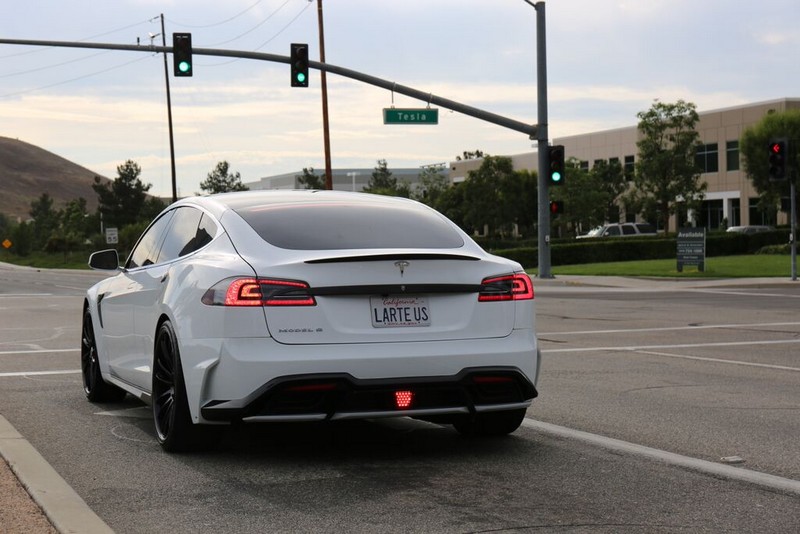 2015 custom tuning kit for Tesla Model S by Larte Design  - white version-