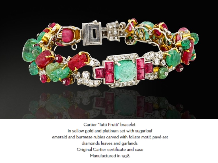 2016 Biennale des Antiquaires-jewellery-HD Rare and Unique Cartier tutti frutti