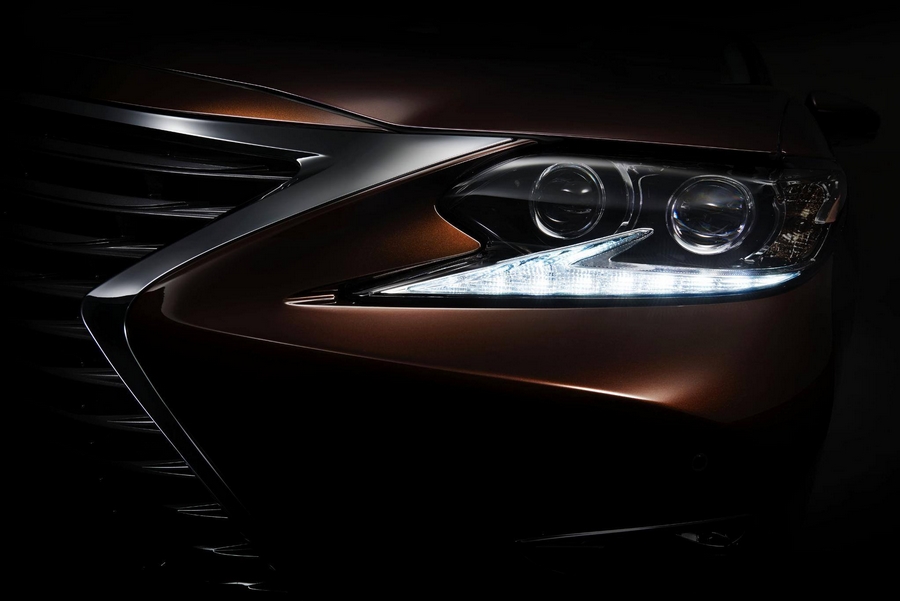 2016 lexus es teaser shot 2015 Shanghai Auto Show