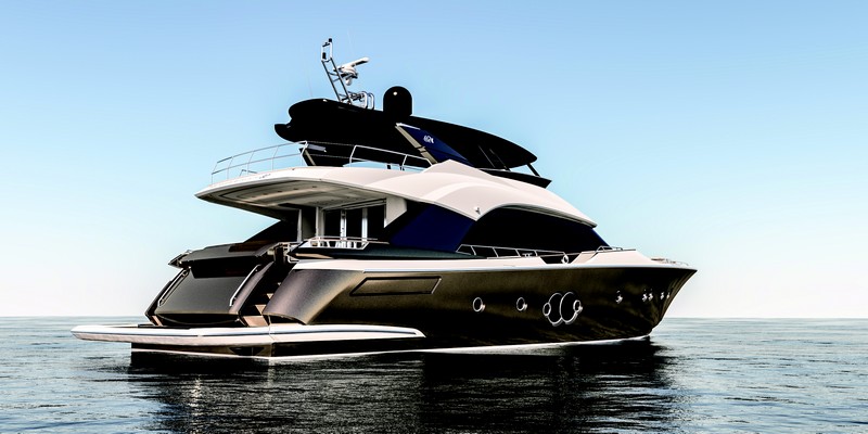 24 meters MCY 80 - exterior stern