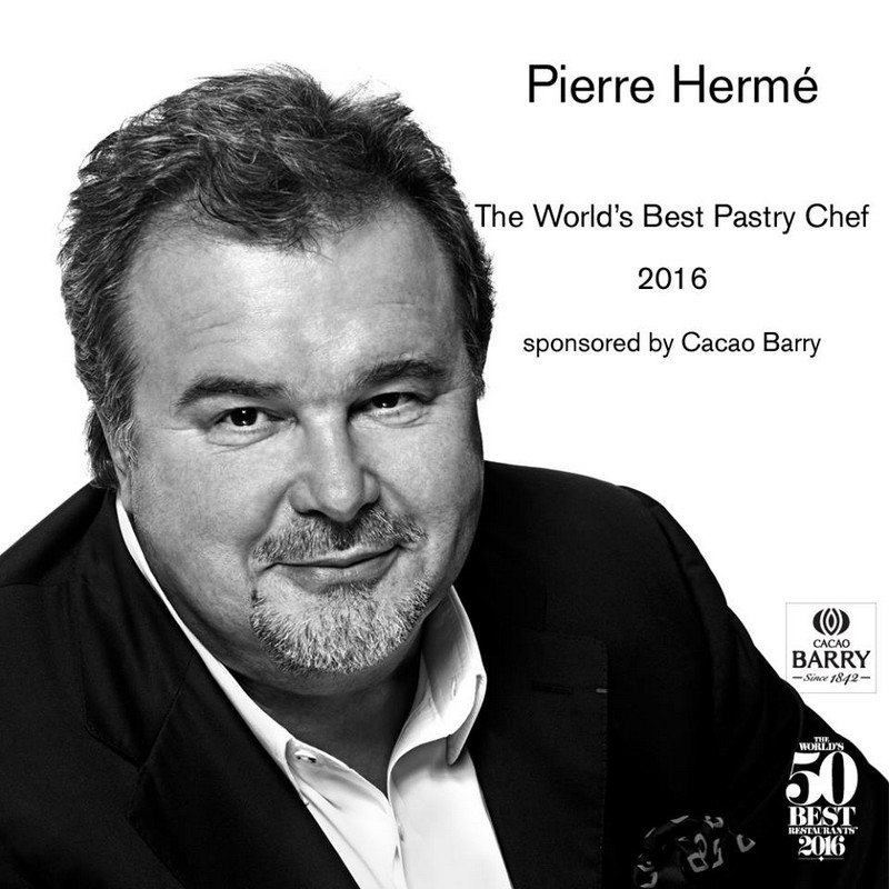 50 best restaurants - World-leading Chef Pâtissier Pierre Hermé Crowned Best Pastry Chef 2016--