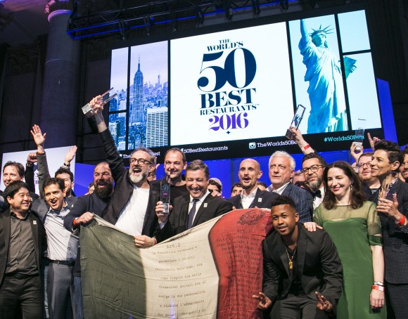 50 best restaurants of 2016- gala dinner June 2016