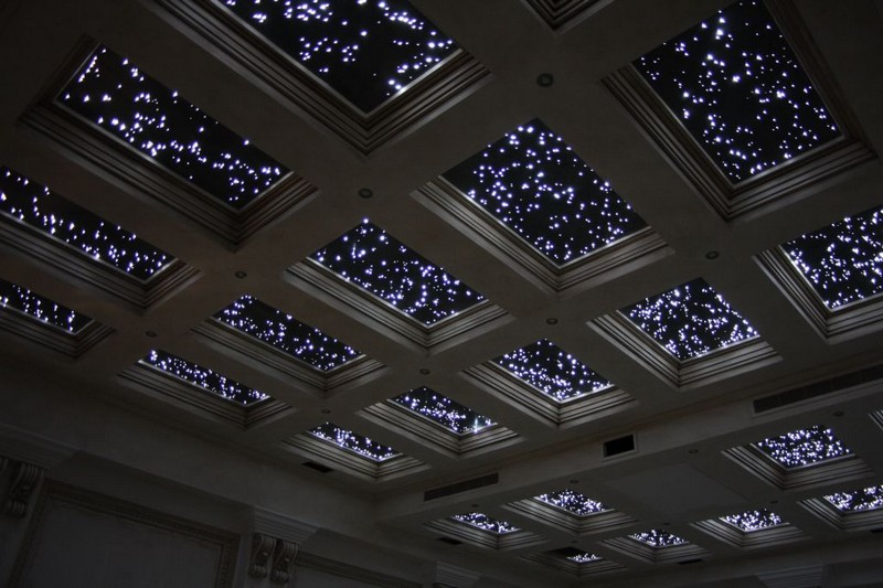 A star ceiling in your home cinema-