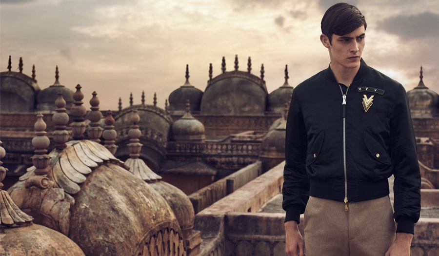A walk through Jaipur with Louis Vuitton - 2015 looks menswear---