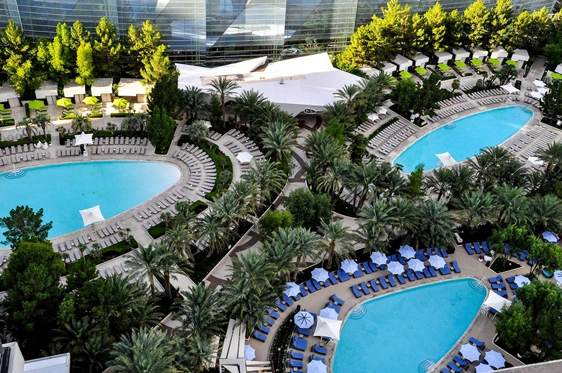 ARIA Resort & Casino pools