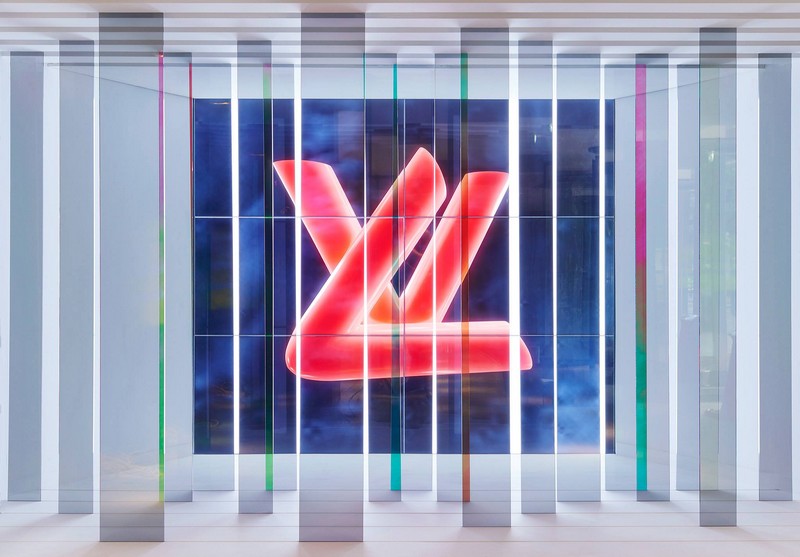 Abstract Logo from the Louis Vuitton Series 3 Exhibition in London