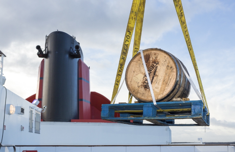 Cunard - Jack Daniel's barrel