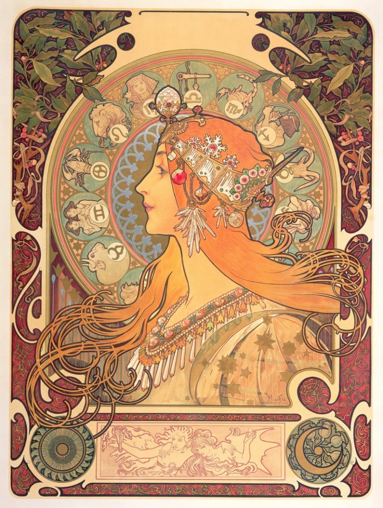 Alphonse Mucha, the Art Nouveau inventor - Rome retrospective-Zodiac painting