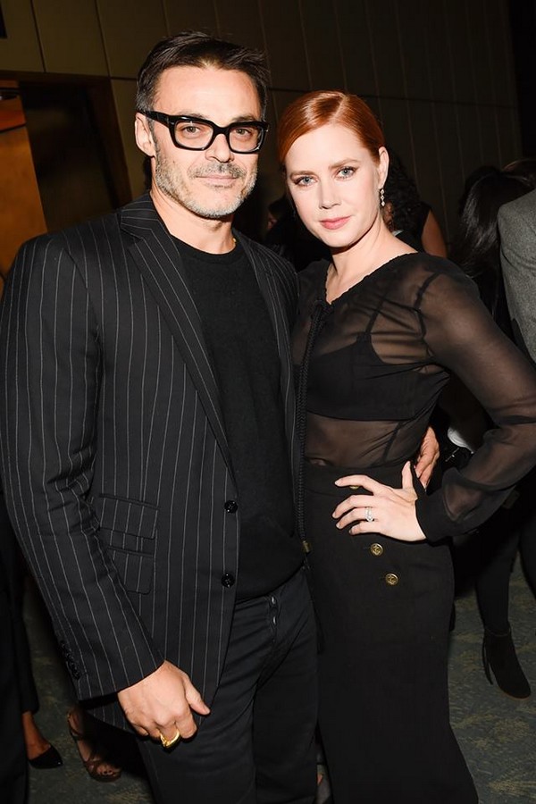 Amy Adams in a MaxMara look with Mario Sorrenti at the A Bag Campaign Launch in NYC