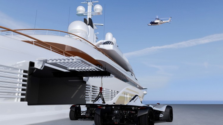 Anti-corrosive ‘Marine Edition’ BAC Mono - custom designed for life on board the world's premier superyachts
