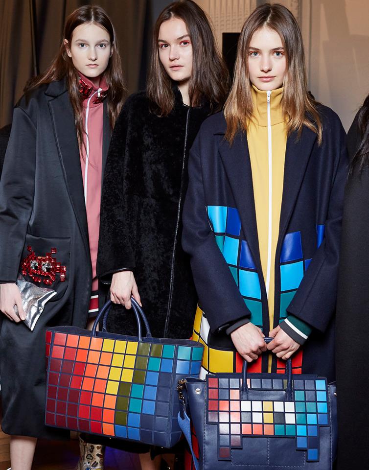 Anya Hindmarch AW 2016-backstage