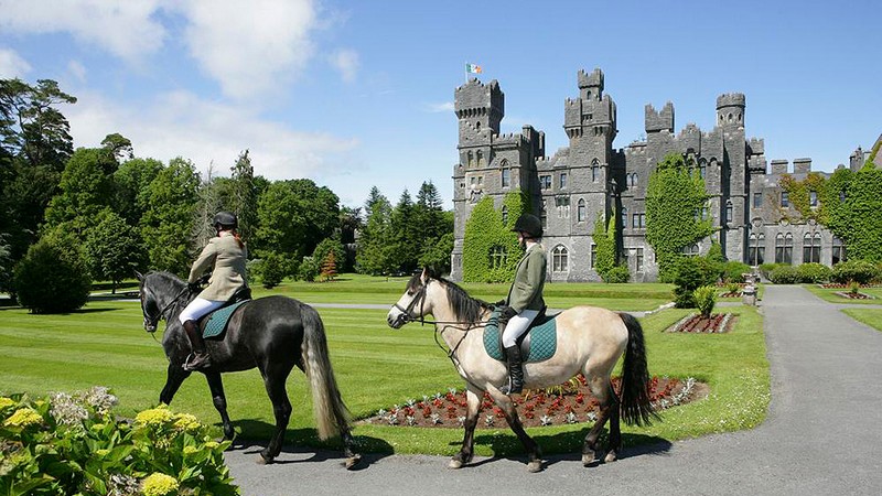 Ashford Castle – Cong, Ireland -horse riding