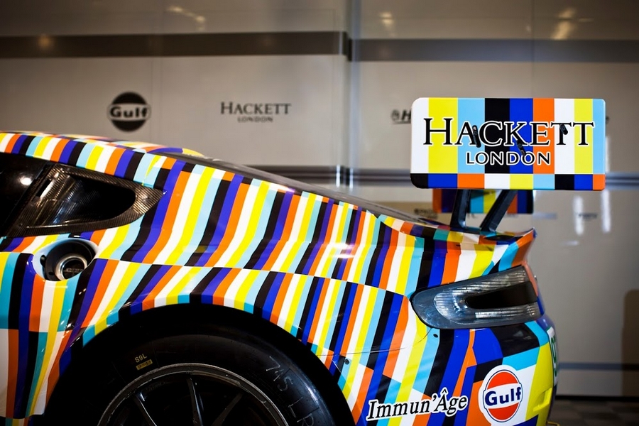 Aston Martin art car 2015 - -24 Hours of Le Mans art Aston Martin designed by Tobias Rehberger