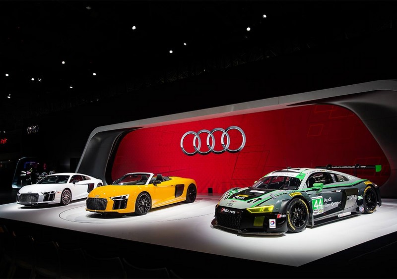 Audi booth at the NYIAS 2016-