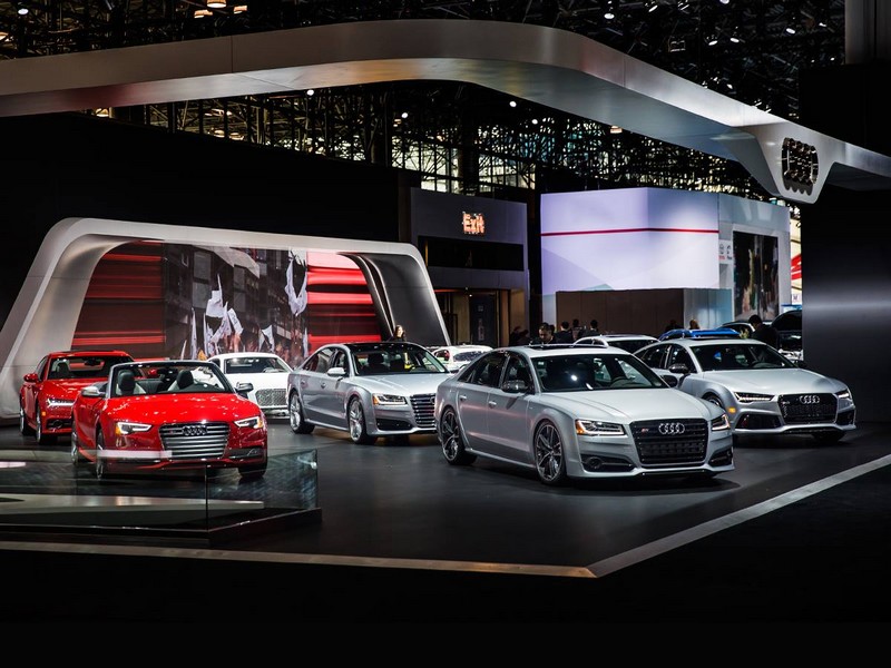 Audi booth at the NYIAS 2016