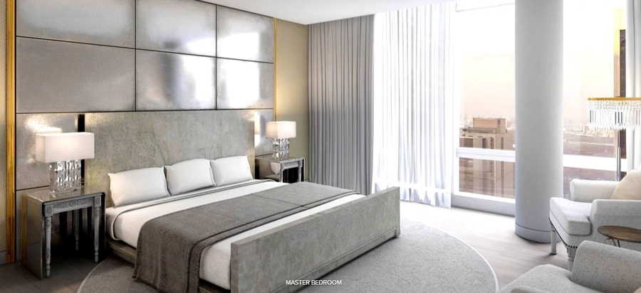 Baccarat Hotel & Residences New York - master bedroom