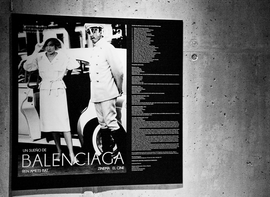 Balenciaga’s creations for cinema exibited at Viura Hotel Spain -Hotel Viura in Villabuena de Álava, La Rioja, Spain