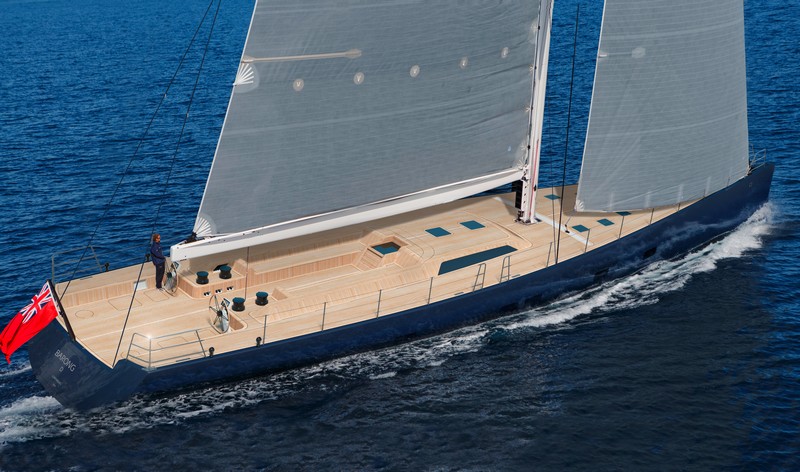 Barong D, the larger evolution of Wally's previous yachts