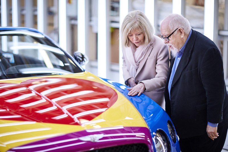 Bentley - Peter Blake Pop Art Bentley set to raise thousands for Charity-