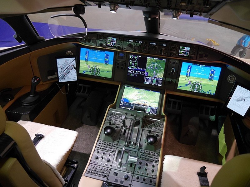 Bombardier Global 7000 Luxury Jeto-cockpit
