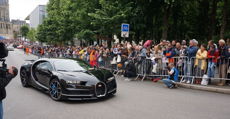 Bugatti Chiron celebrates its debut in France at the 24 Hours of Le Mans 2016