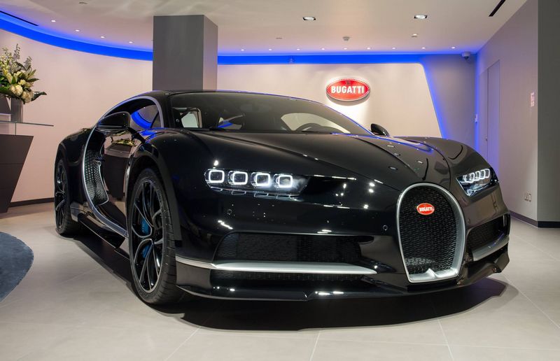 Bugatti is celebrating the reopening of its London showroom-