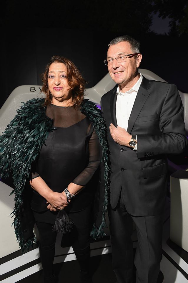 Bulgari and Zaha Hadid celebrates the unveiling of a Serpenti installation – Zaha Hadid and Jean Christophe Babin