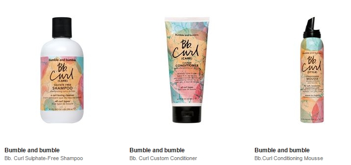 Bumble and Bumble Curl Collection