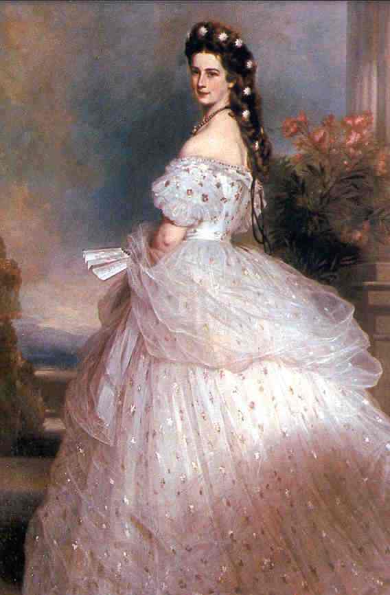 Charles Worth ballgown_Elisabeth of Austria 1865