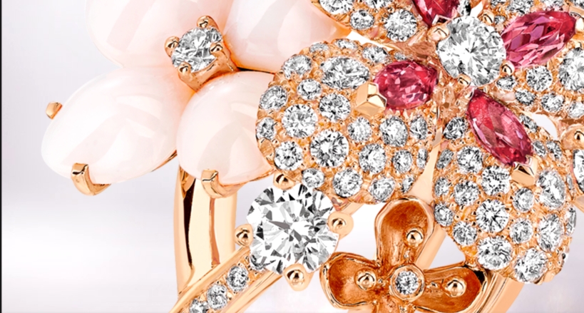 Chaumet Hortensia Collection ring  2015-details