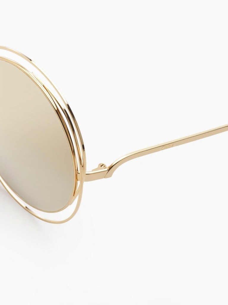 Chloe 2016 limited edition 18-karat gold Carlina sunglasses