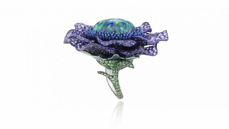 Chopard Fleurs d'Opale Haute Joaollerie Collection rings 2015