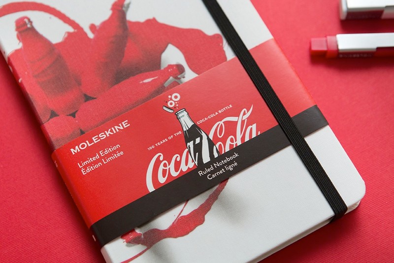 Coca-Cola bottle's 100th Anniversary on Moleskine notebook-3